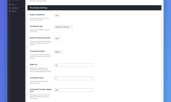 woothumbs slider navigation settings