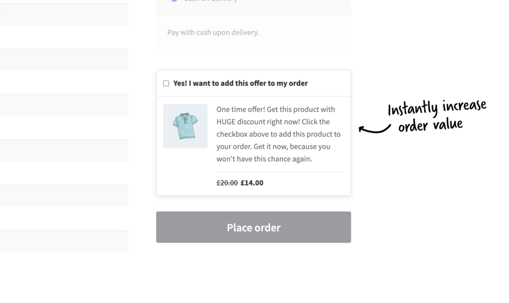 Iconic Sales Booster Order Bump