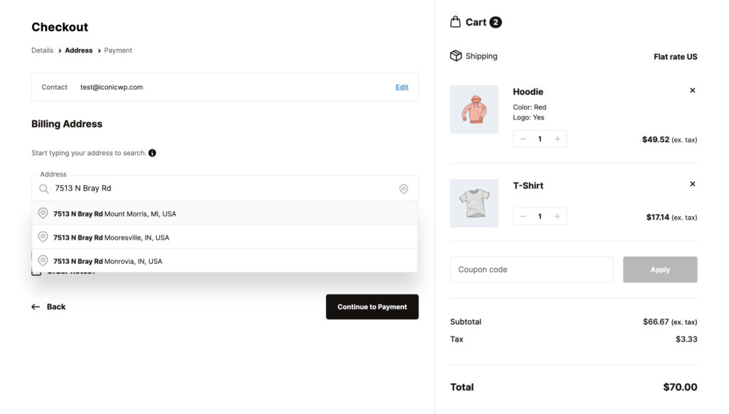 flux checkout