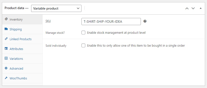 edit product