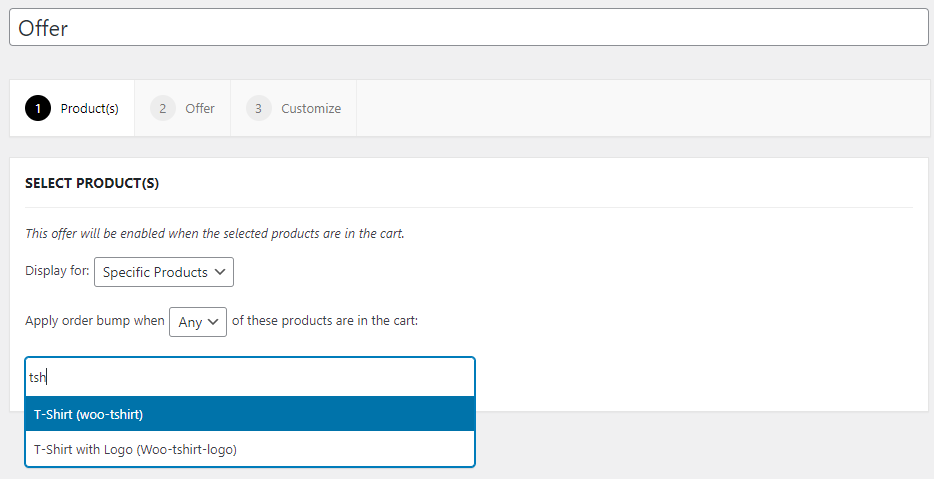select products