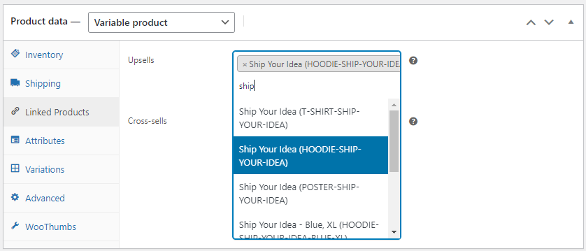 add cross sell woocommerce