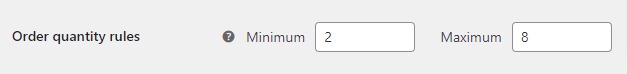 order quantity rules