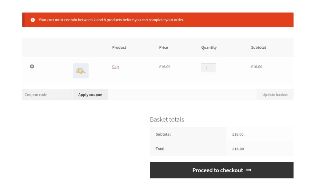 WooCommerce quantity in cart