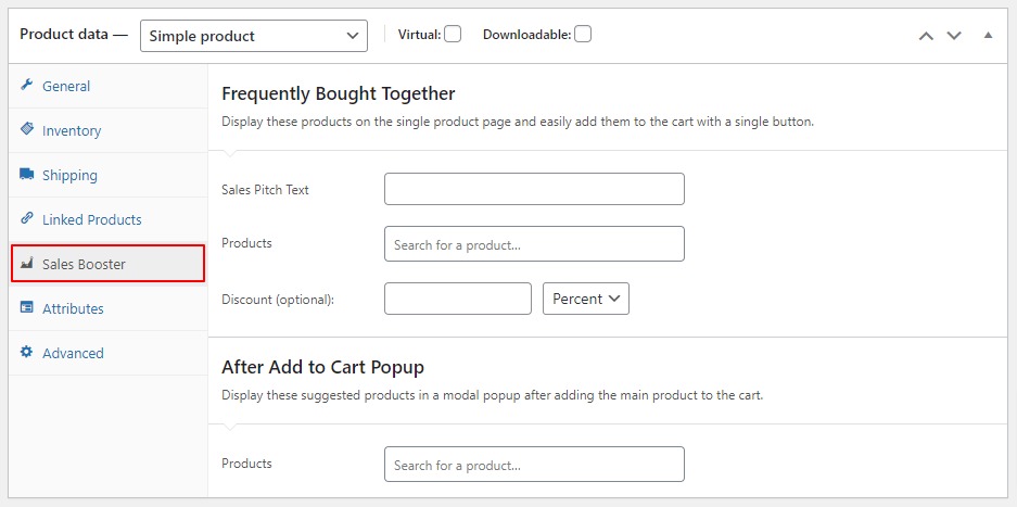 sales booster tab