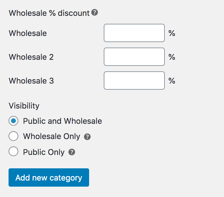 wholesale discount