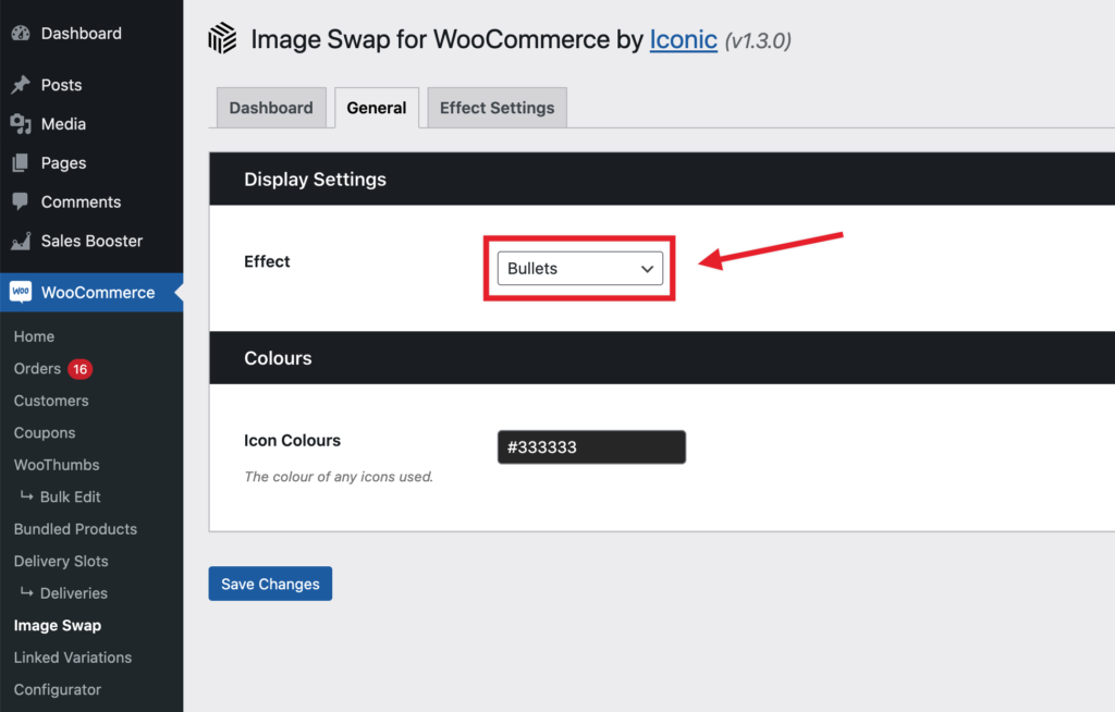 select image swap effect