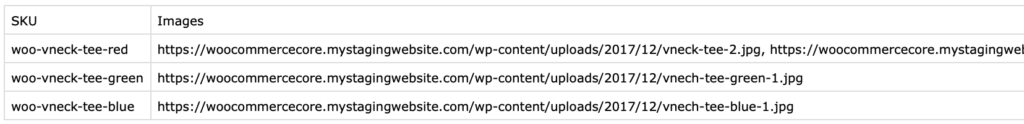 csv example