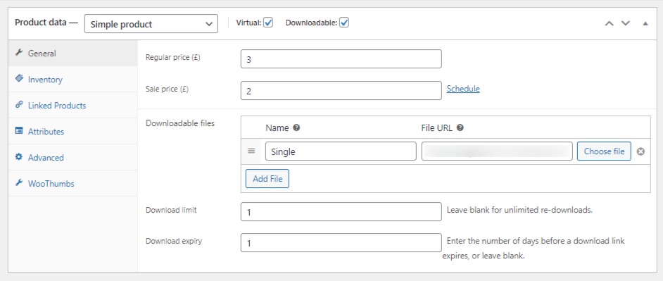 music track added woocommerce