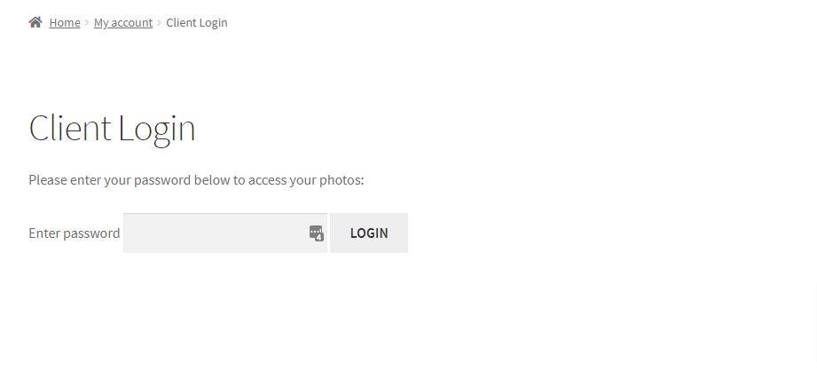 client login