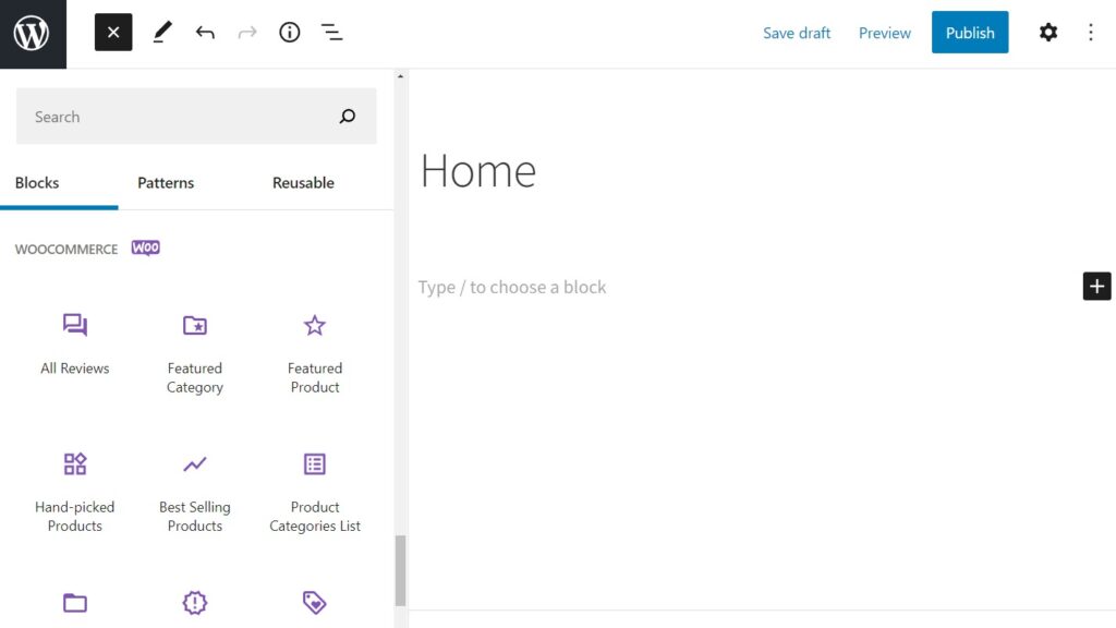 WooCommerce blocks