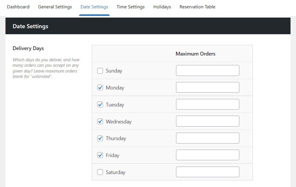 delivery day woocommerce