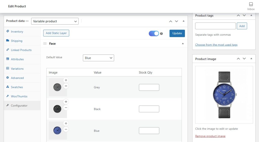woocommerce product builder