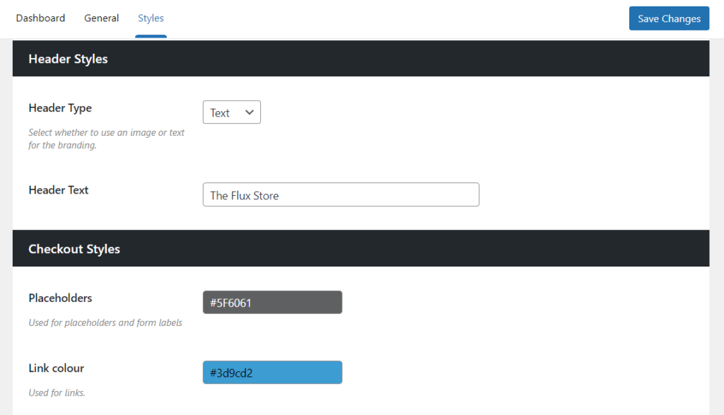 checkout page styles