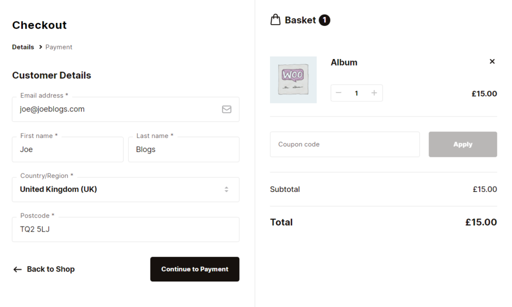 digital product checkout flux checkout