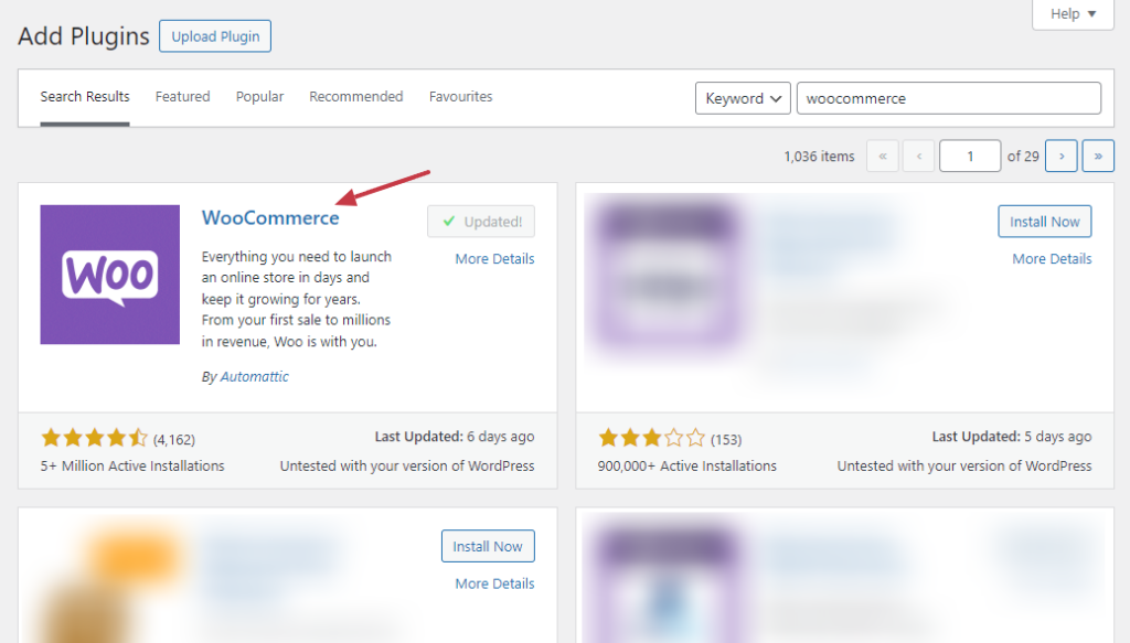 install woocommerce